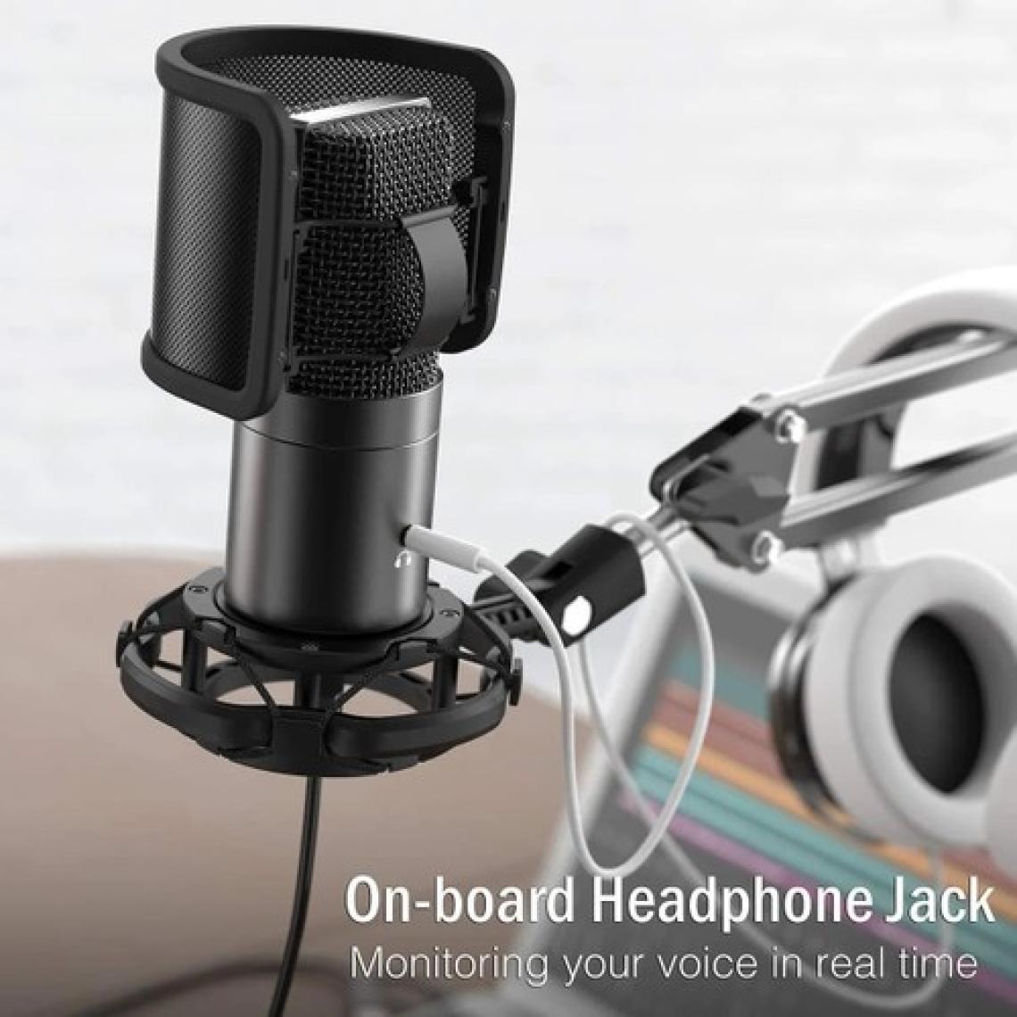 Fifine T683 USB Condenser Mikrofon Kayıt Seti - Podcast - Gamer - Yayıncı Mikrofon