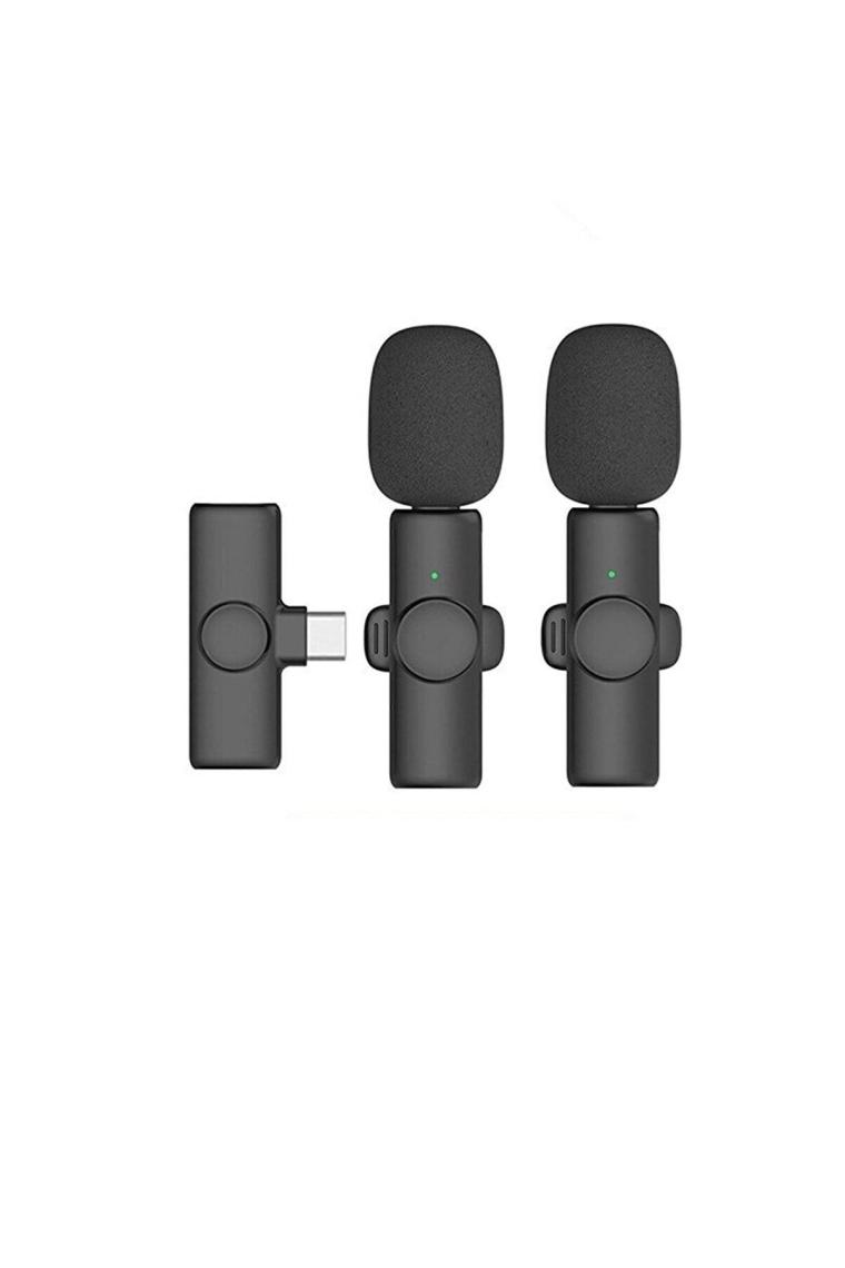 Vothoon Kablosuz Yaka Mikrofonu Typ-C 2'li Mini Mikrofon
