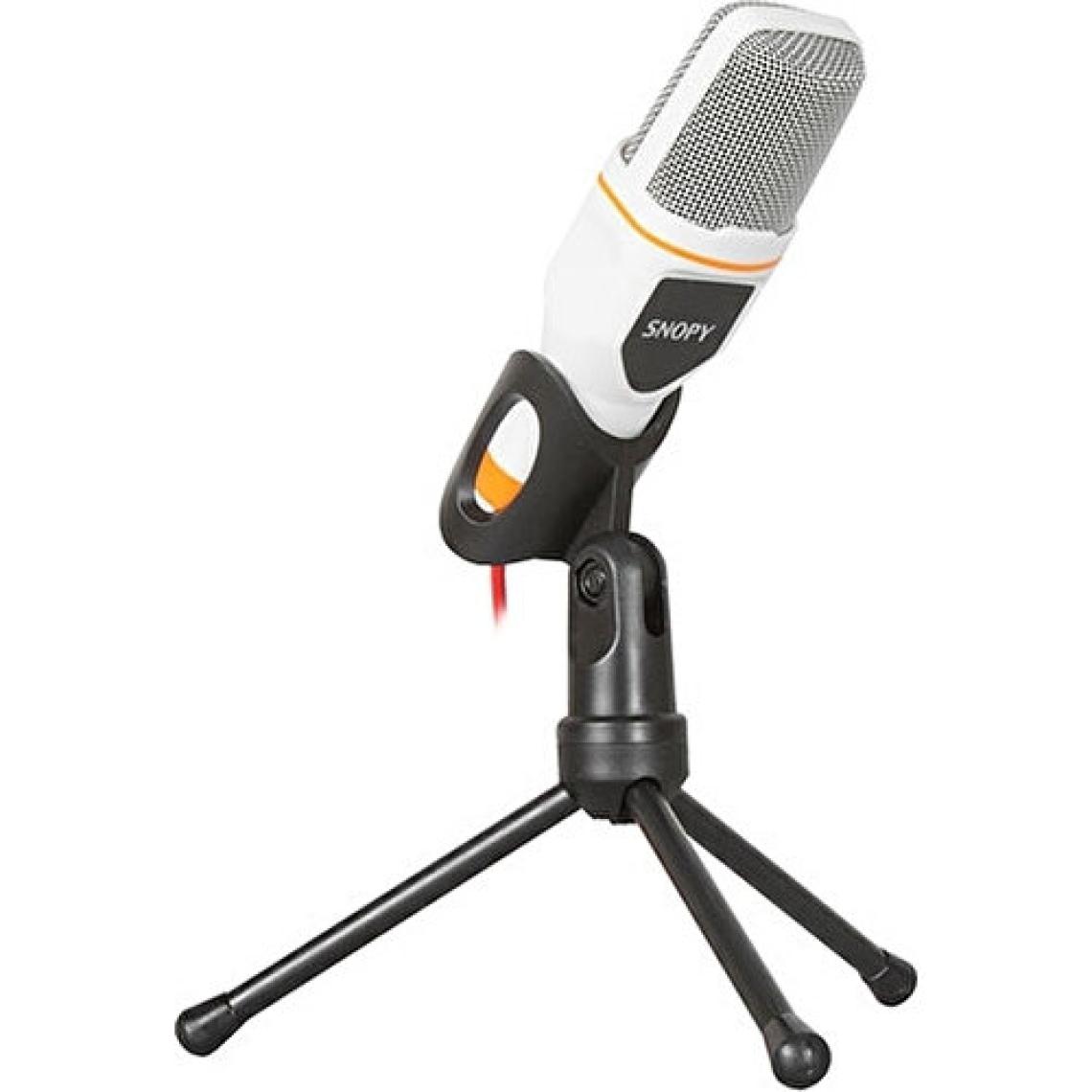 Snopy SN-340M Beyaz Masaüstü Mikrofon