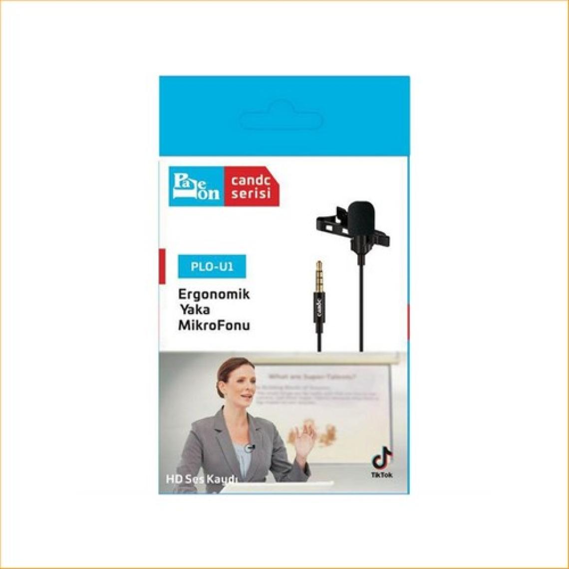 Paleon Plo-Dcc5 Yaka Mikrofonu + Kulaklık Aparatı