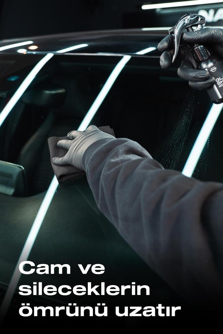 GlasShield Araç Nano Yağmur Kaydırıcı Ve Su İtici Sprey-50 Ml-2 Yıl Etkili-Cam Koruma