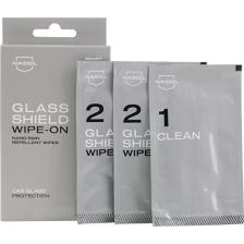 Nasiol GlasShield Wipe-On Araç Nano Yağmur Kaydırıcı Ve Su İtici Mendil-1 Yıl Etkili-Cam Bakımı