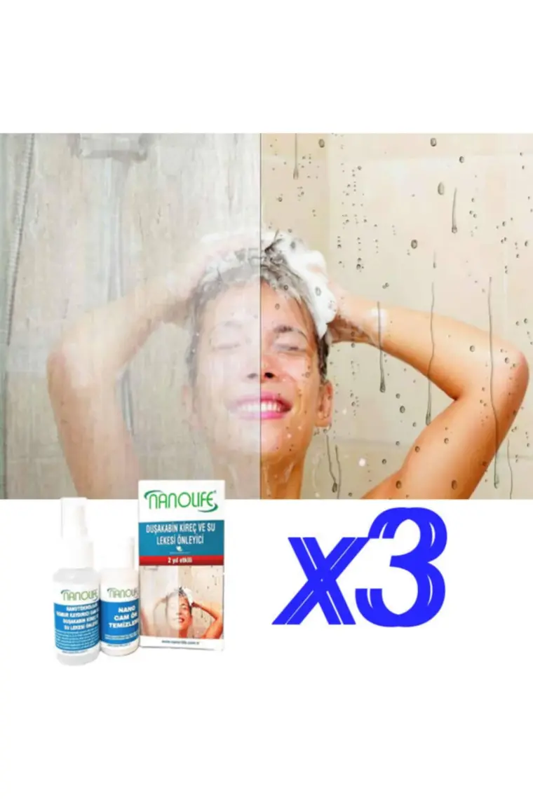 Nanolife 2 Yıl Etkili İç Mekan Su Kaydırıcı Kireç Lekesi Önleyici 09c056