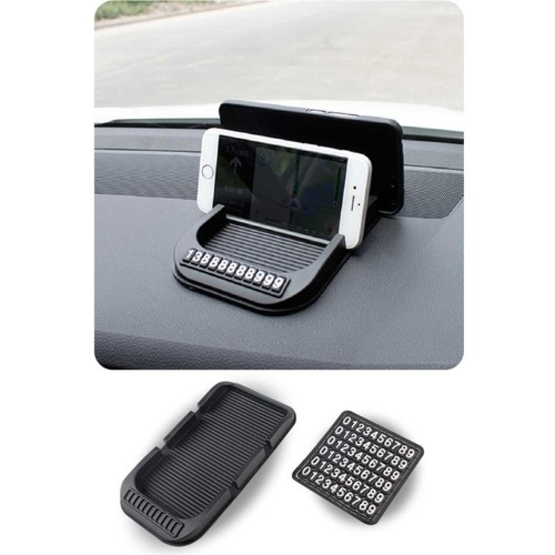 Araç Içi Kaydırmaz Ped 3D Numaratör Telefon Tutuculu FR313