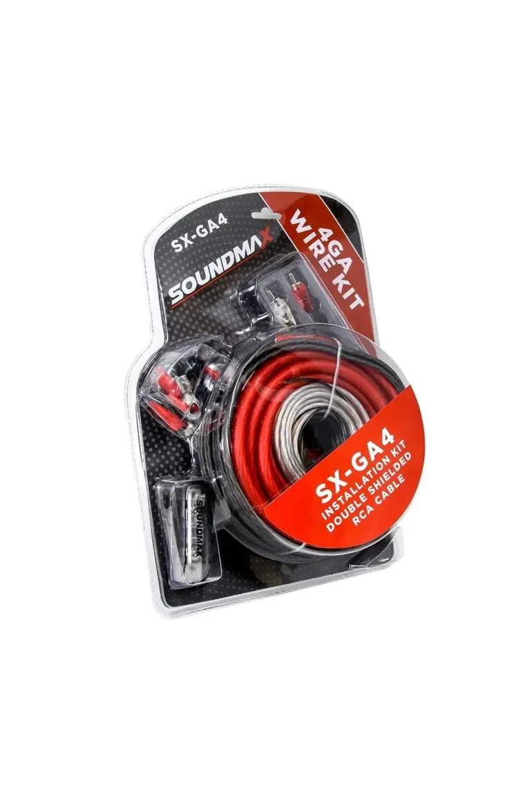 Soundmax Sx-Awg4 Oto Amfi Kablo Seti Akbaş