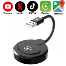 Coofbe Kablosuz Apple Car Play Dönüştücü Video Yansıtıcı Youtube Netflix Tiktok Video Yansıtıcı Carplay