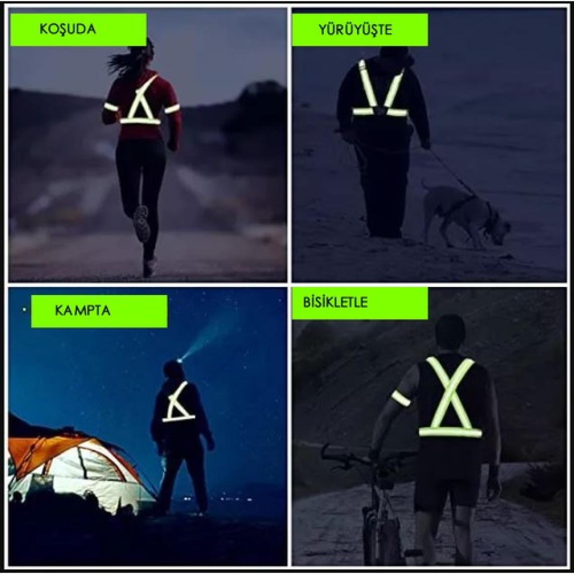 Jbox Reflektörlü Yelek - Motosiklet, Bisiklet ve Scooter (Yeni Yasaya Uygun )