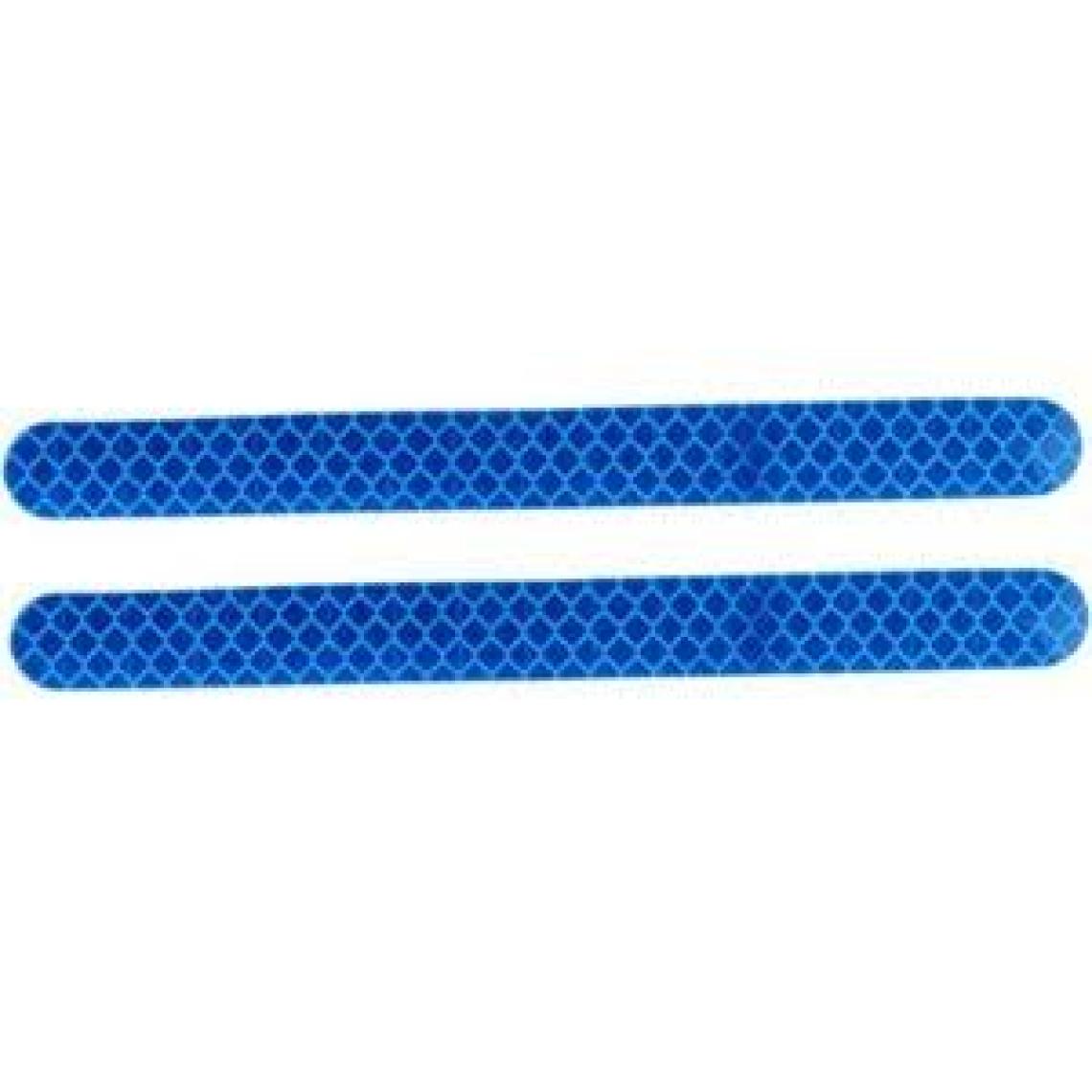Knmaster Oval Reflektörlü Yansıtıcı Sticker Etiket Mavi