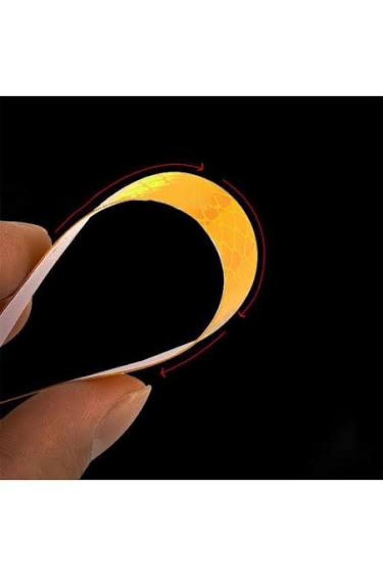 Knmaster Oval Reflektörlü Yansıtıcı Sticker Etiket Mavi