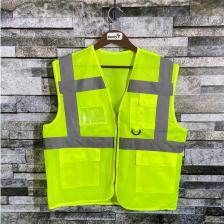 Vento Buriş Reflektörlü Mühendis Ikaz Yeleği Neon Sarı