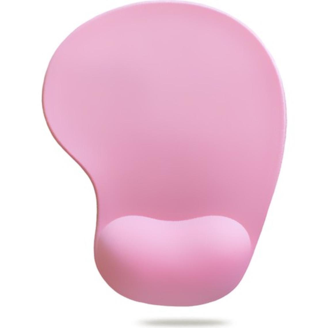 Active Team MP01 - Pembe Elips Bilek Destekli Mouse Pad | Konforlu, Kaymaz Taban, Ergonomik, Yumuşak, Ev,Ofis