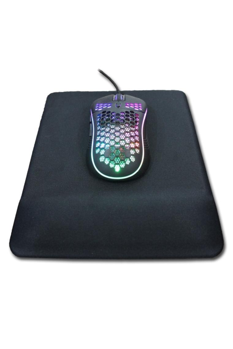 TKZ Lunatic Siyah Ergonomik Suya Dayanıklı Bileklikli Mouse Pad