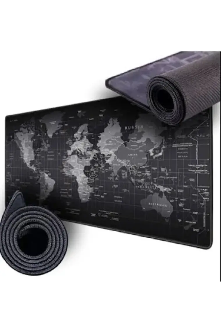 Dalong Dünya Desenli 80X30 cm Mouse Pad Xl Gaming Mousepad