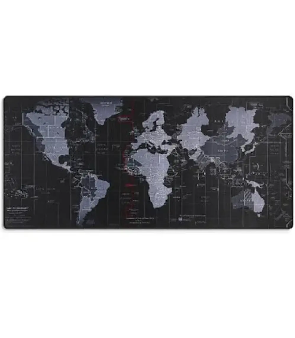 Dalong Dünya Desenli 80X30 cm Mouse Pad Xl Gaming Mousepad