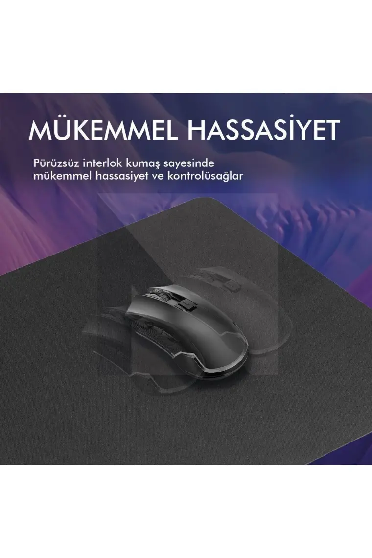 Active Team MP05 - 70x30 Large Siyah Gaming Mousepad | Kaymaz Taban, Oyuncu Gamepad,Ev,Ofis,Oyun