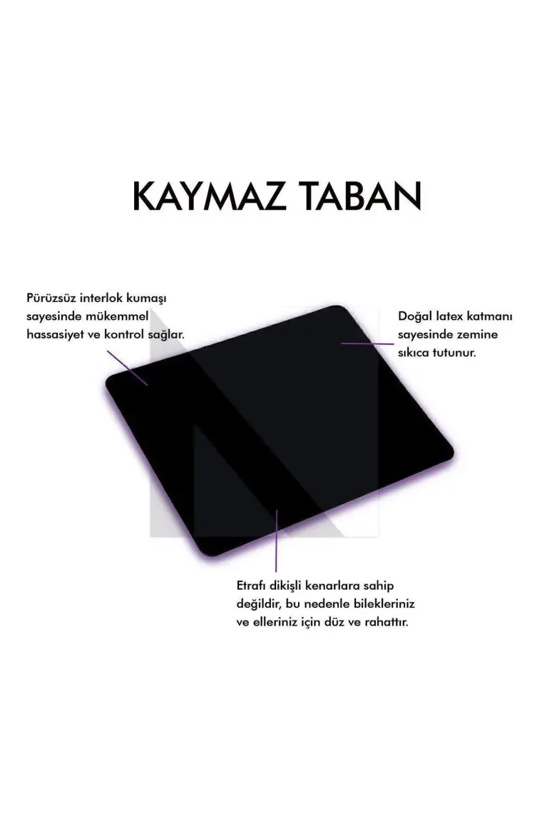 Active Team MP05 - 70x30 Large Siyah Gaming Mousepad | Kaymaz Taban, Oyuncu Gamepad,Ev,Ofis,Oyun