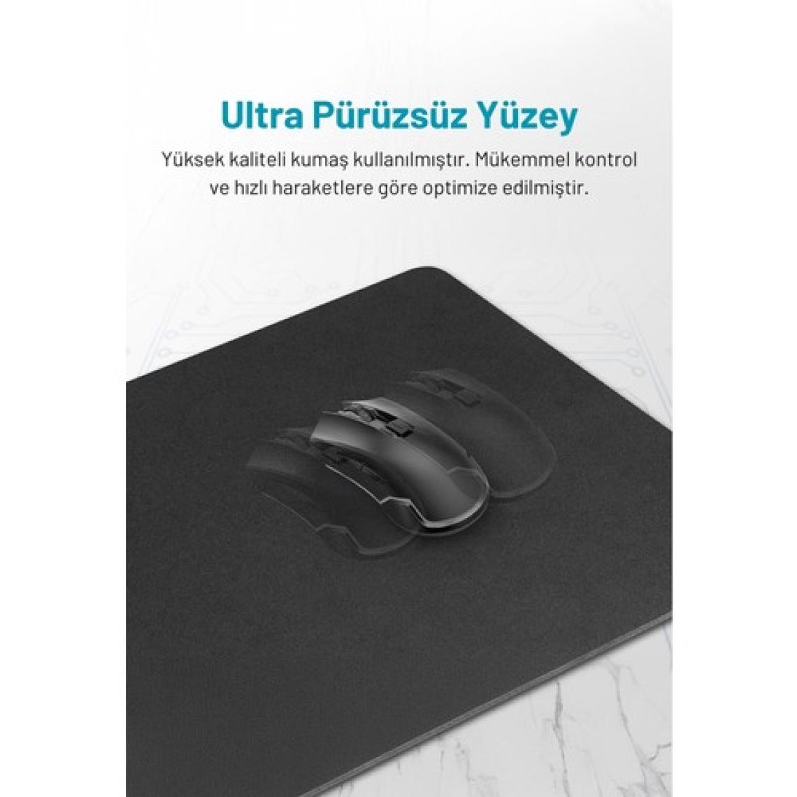 Ortholand Xtreme Xl 90X40 Professionel Dikişsiz Büyük Boy Mouse Pad Gaming, Ofis, Oyuncu Mouse Pad, Siyah