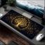 Sge Teknoloji 70X30 cm Altın Hayat Ağacı Temalı Kaydırmaz Taban Speed Yüzey Oyuncu Mouse Pad Gaming