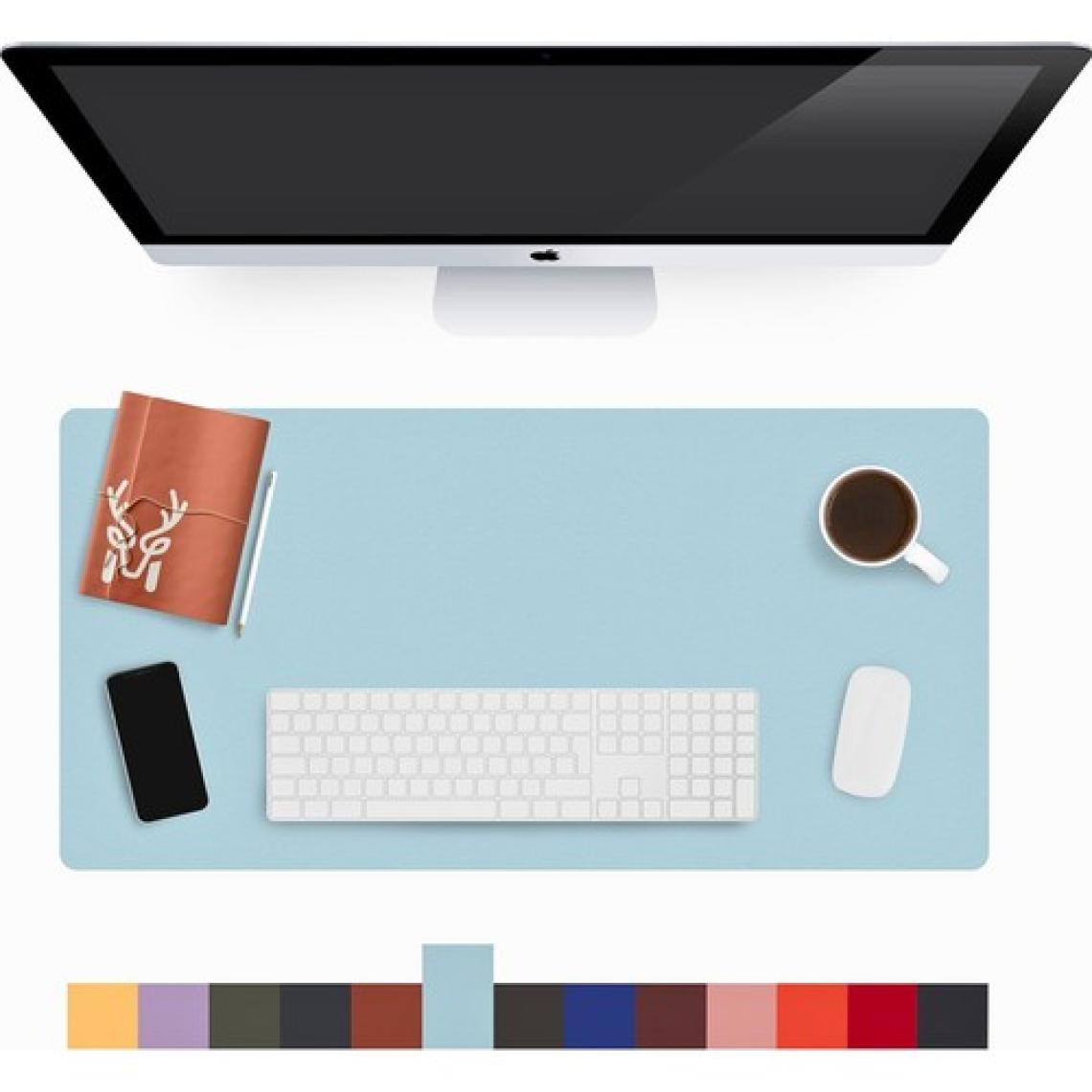 Modica Lindos - Deri Mat, Masa Pedi, Büyük Mouse Pad, Ofis Için Mat, Su Geçirmez Mat, Ofis ve Ev Için Deri Pedi, Gaming Masa Matı, Masaüstü Için Masa