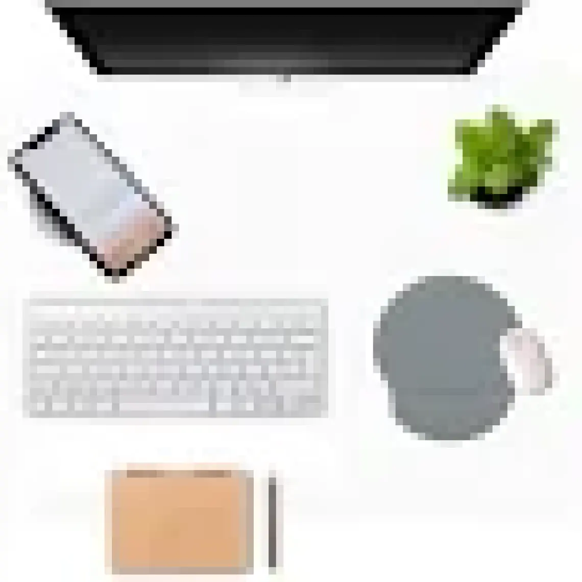 Black Deer Buz Mavisi Bilek Destekli Ergonomik  Kaymaz Taban Mouse Pad