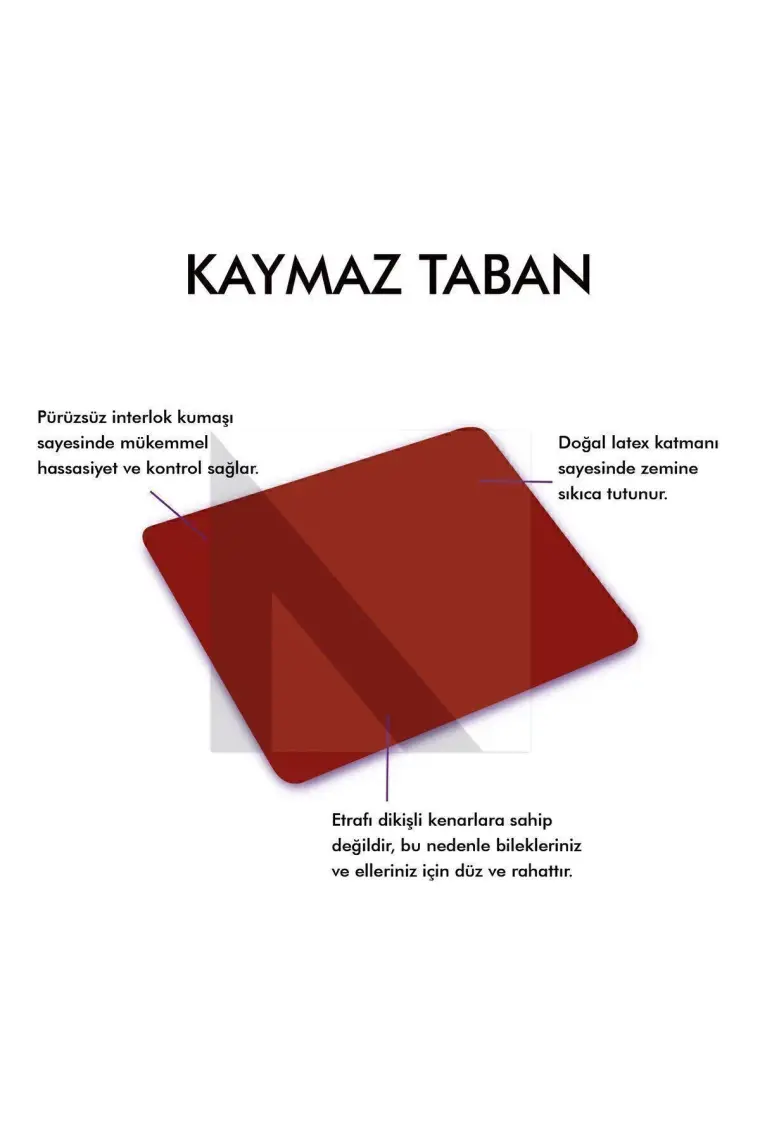 Active Team MP05 - 70x30 Large Kırmızı Gaming Mousepad | Kaymaz Taban, Oyuncu Gamepad,Ev,Ofis,Oyun