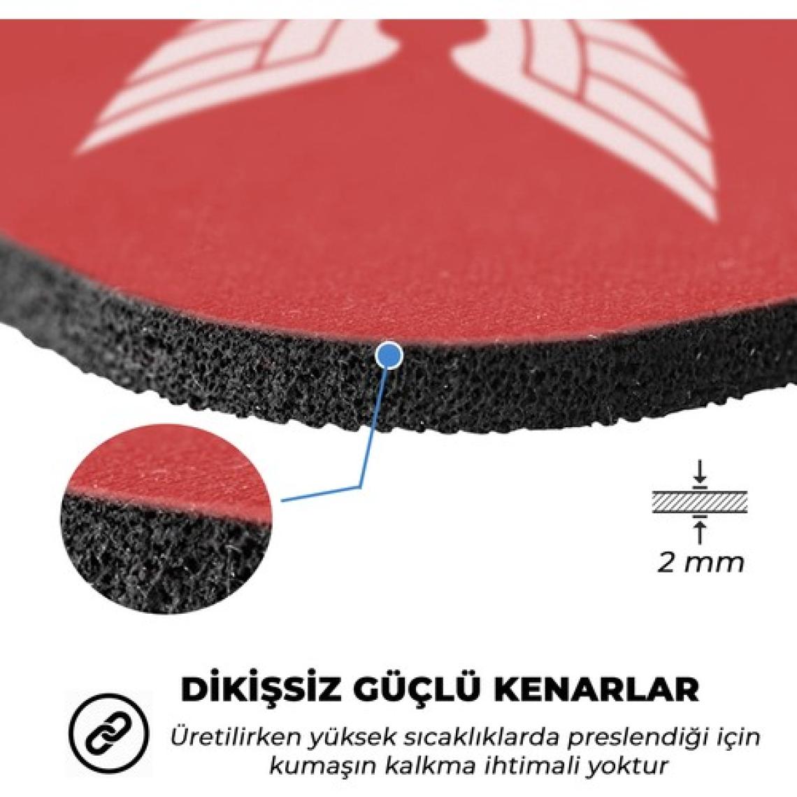 GoLite Kırmızı Mouse Pad 27x23 Cm Medium - Orta Boy Mousepad Klavye Fare Altlığı MP01