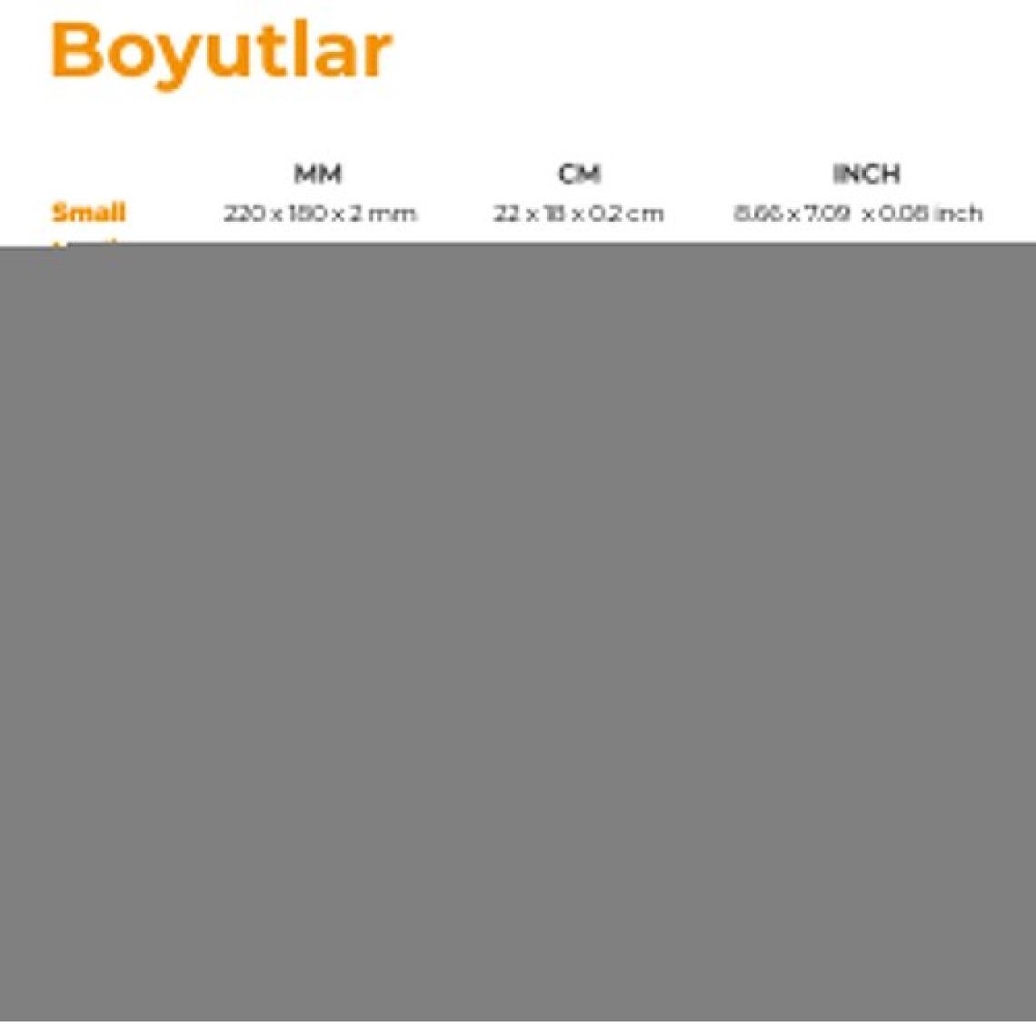 GoLite Kırmızı Mouse Pad 27x23 Cm Medium - Orta Boy Mousepad Klavye Fare Altlığı MP01