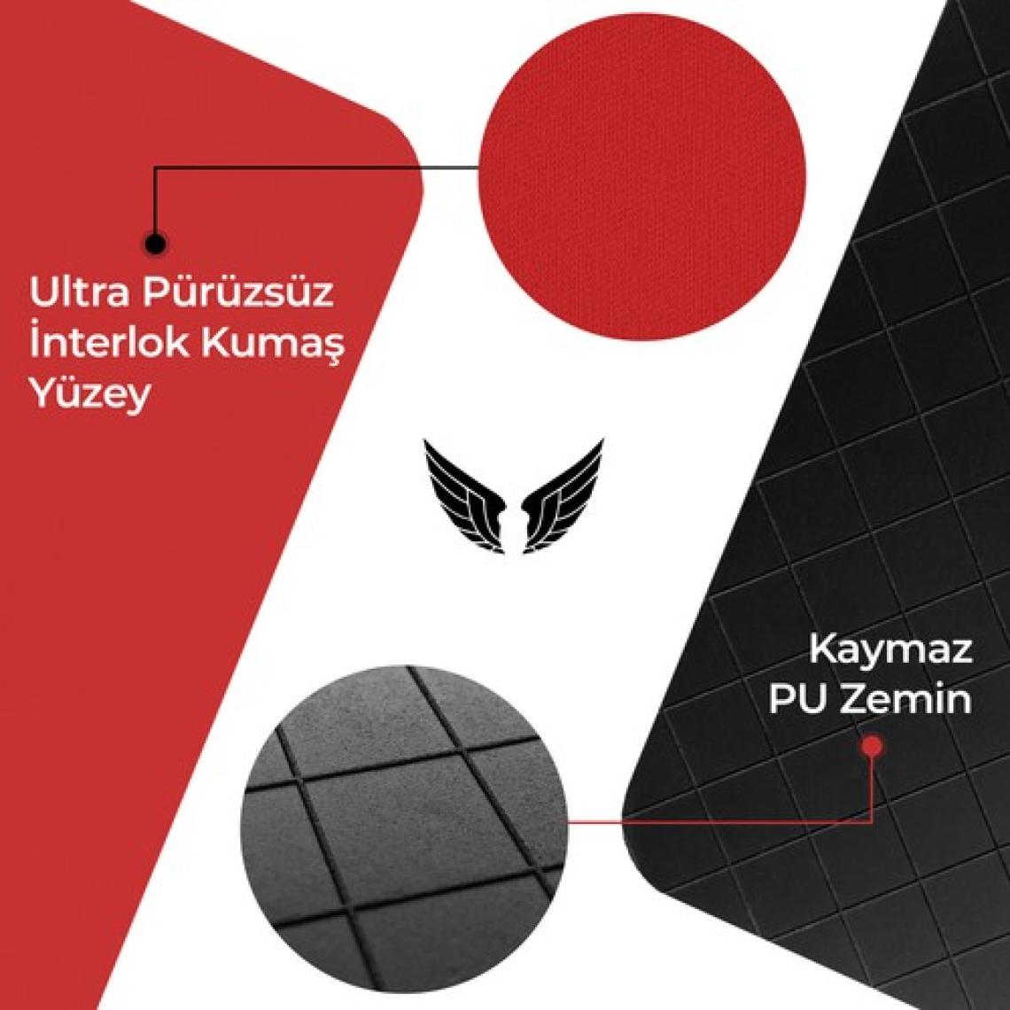 GoLite Kırmızı Mouse Pad 27x23 Cm Medium - Orta Boy Mousepad Klavye Fare Altlığı MP01