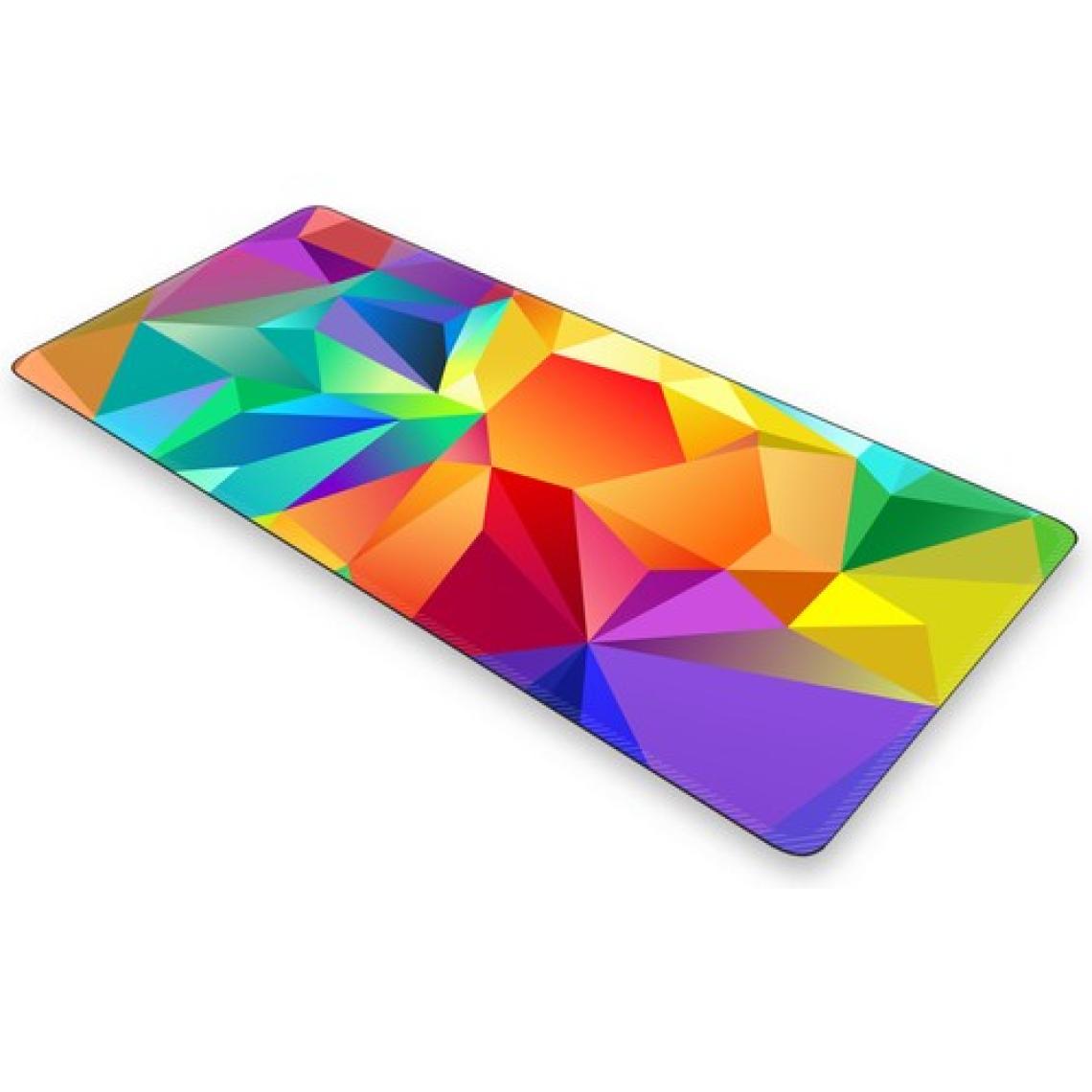 Xrades Renkli Üçgenler 90X40 cm Xxl Gaming Oyuncu Mousepad Mouse Pad