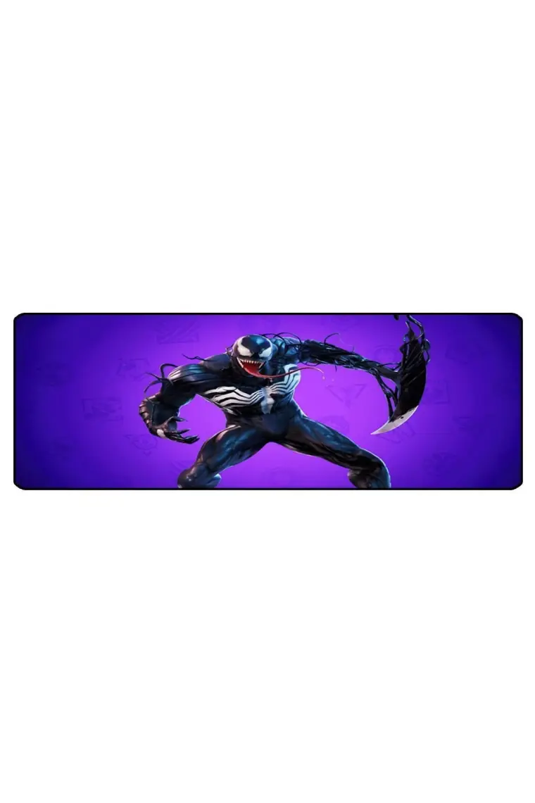 SGE TEKNOLOJİ 70X30 cm Venom Mavi Dikişli Kaydırmaz Taban Speed Ver. Mouse Pad Oyuncu Gaming