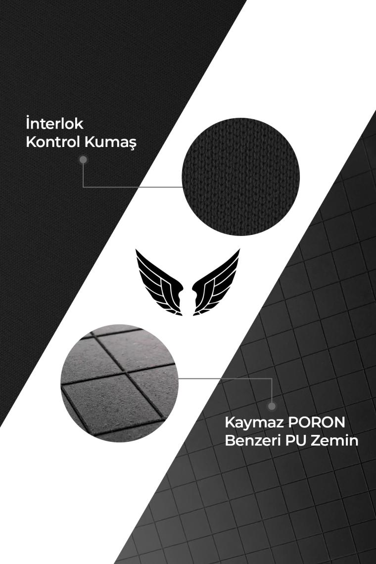 GoLite Basic - 27x23 Siyah Gaming Mouse Pad Kaymaz Taban Geniş Dayanıklı Oyuncu Mousepad Kontrol Fare Altlığı M
