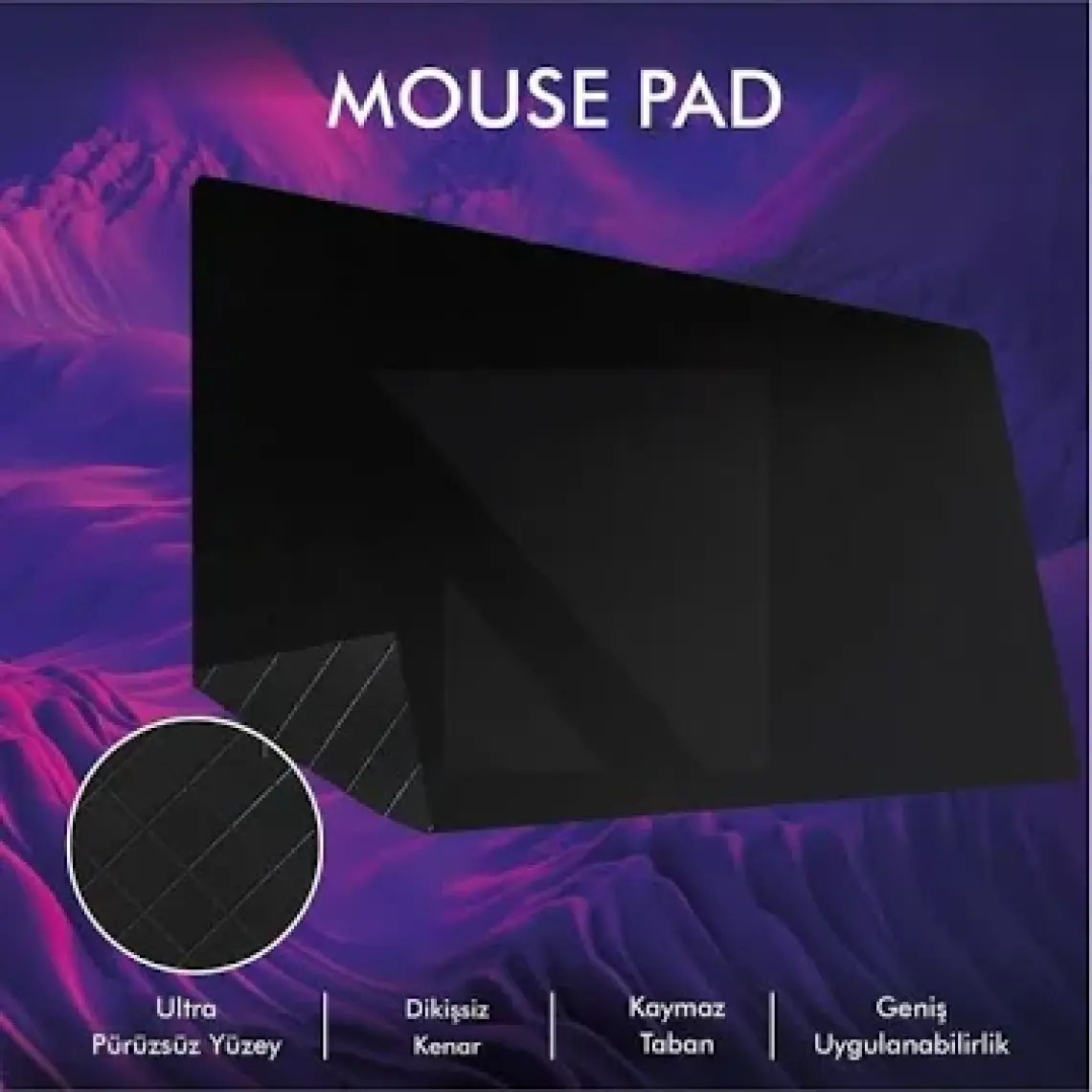 Active Team MP07 - 24x33 Ofis ve Gaming Mousepad | Kaymaz Taban, Oyuncu Gamepad, Ev, Ofis, Oyun için