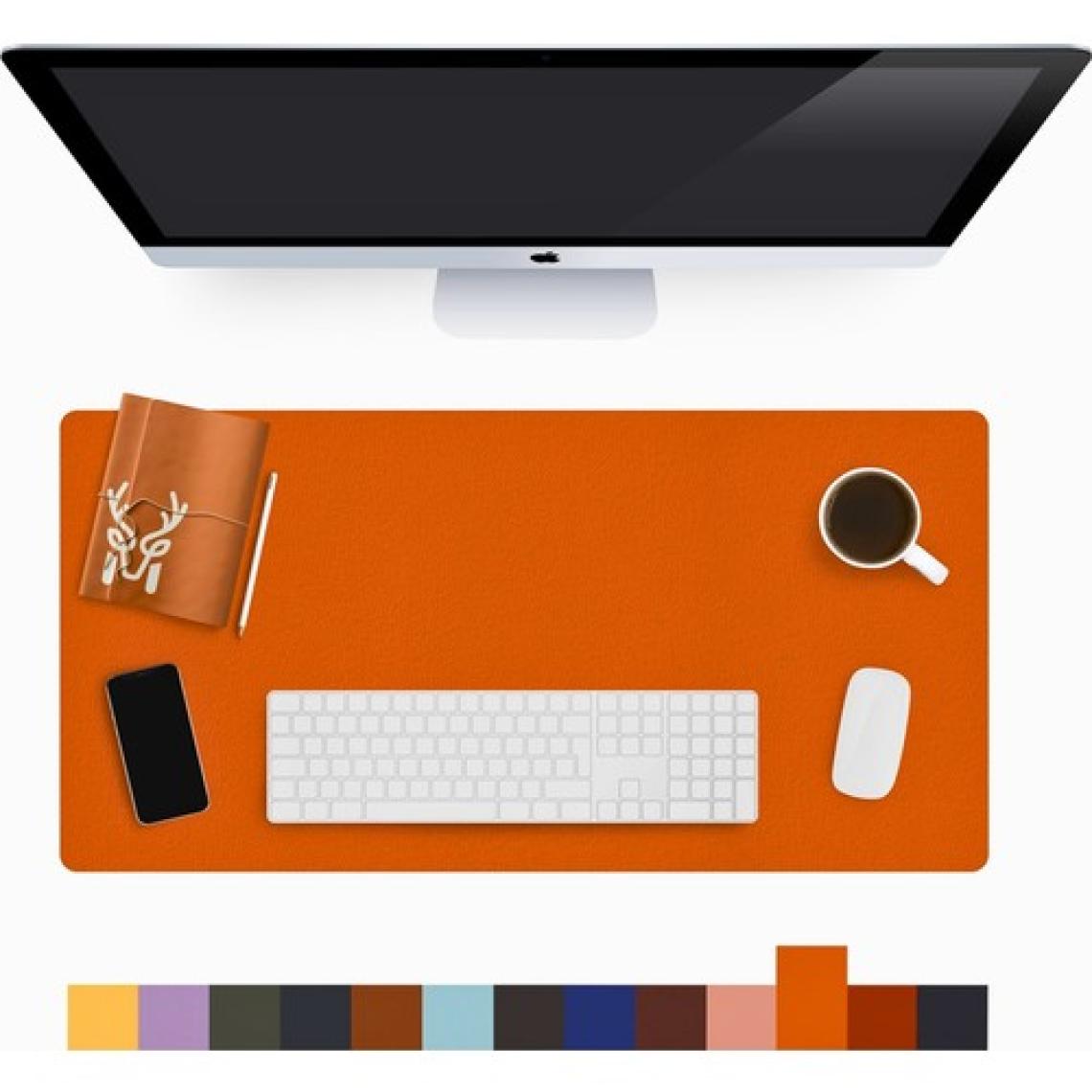 Modica Lindos - Deri Mat, Masa Pedi, Büyük Mouse Pad, Ofis Için Mat, Su Geçirmez Mat, Ofis ve Ev Için Deri Pedi, Gaming Masa Matı, Masaüstü Için Masa