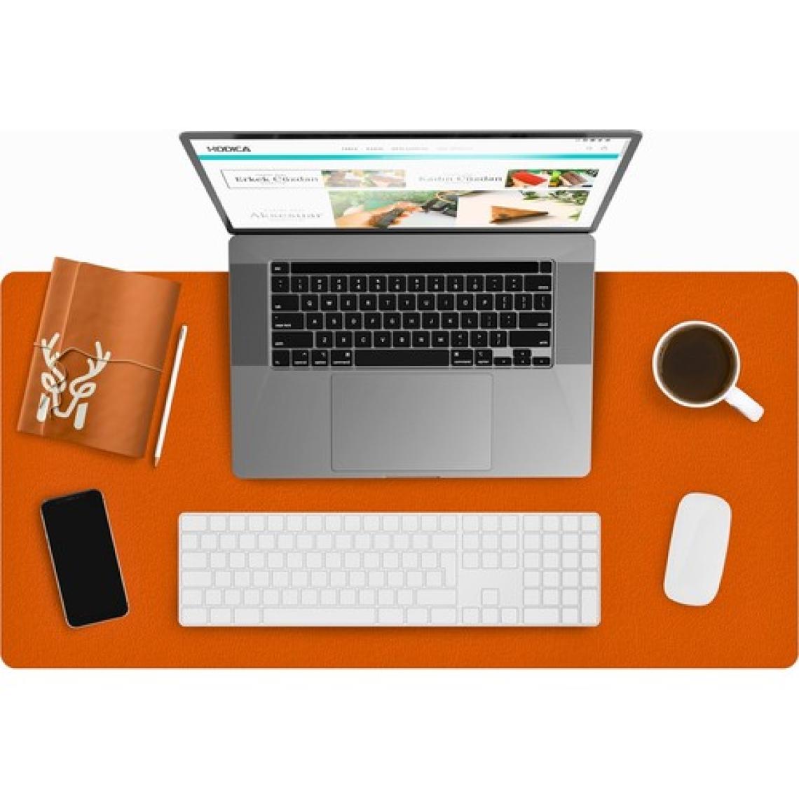 Modica Lindos - Deri Mat, Masa Pedi, Büyük Mouse Pad, Ofis Için Mat, Su Geçirmez Mat, Ofis ve Ev Için Deri Pedi, Gaming Masa Matı, Masaüstü Için Masa
