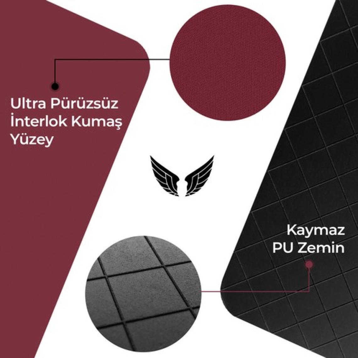 GoLite Classic - 70x30 Bordo Gaming Oyuncu Mouse Pad Kaymaz Taban Büyük Ped Klavye Fare Altlığı Mousepad