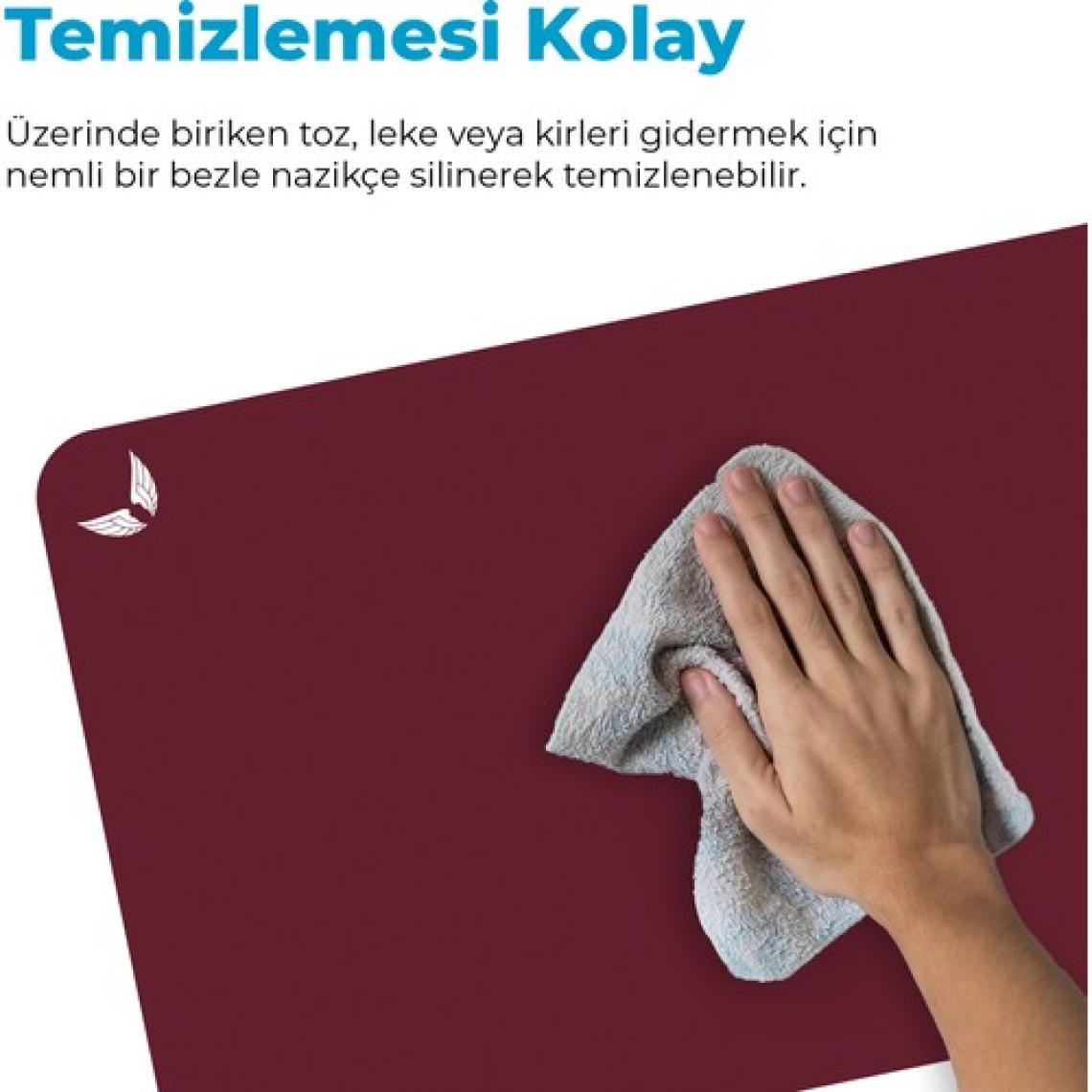 GoLite Classic - 70x30 Bordo Gaming Oyuncu Mouse Pad Kaymaz Taban Büyük Ped Klavye Fare Altlığı Mousepad