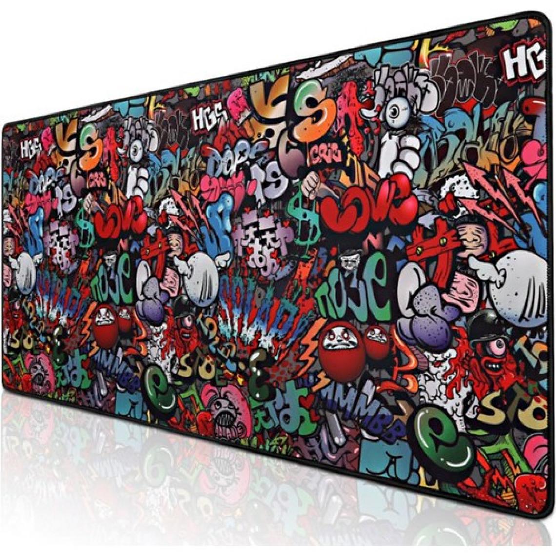 SGE TEKNOLOJİ Painter Desenli 90X40 cm Kaydırmazlı Oyuncu Mouse Pad