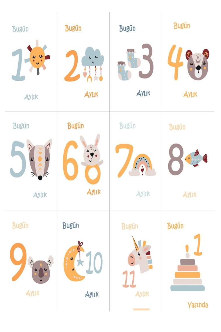 Bebek Hediyelik Unicorn Anı Battaniyesi Gökkuşağı Ve Tek Boynuzlu At Desenli, Anı Kartı Hediye Seti