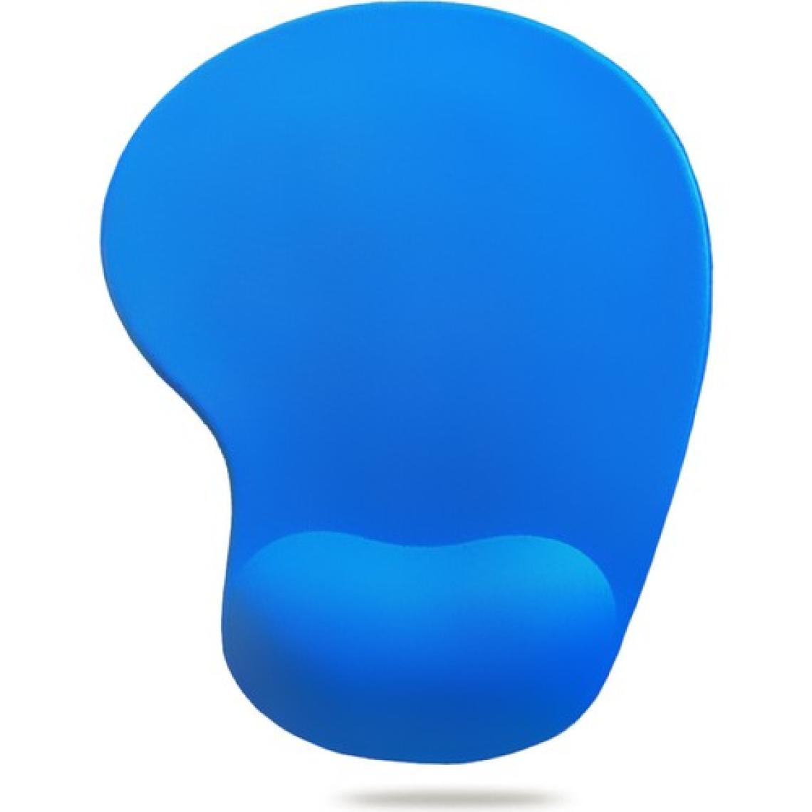 Active Team MP01 - Mavi Elips Bilek Destekli Mouse Pad | Konforlu, Kaymaz Taban, Ergonomik, Yumuşak, Ev,Ofis