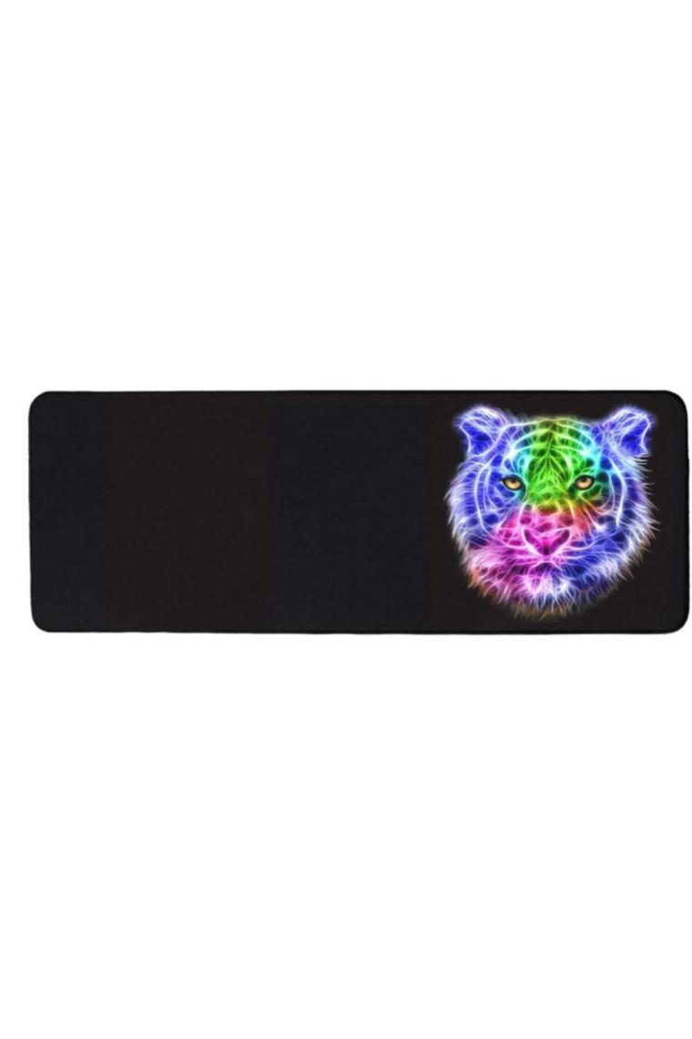 SGE TEKNOLOJİ Kaplan 70X30 cm Speed Kaymaz Taban Dikişli Oyuncu Mouse Pad
