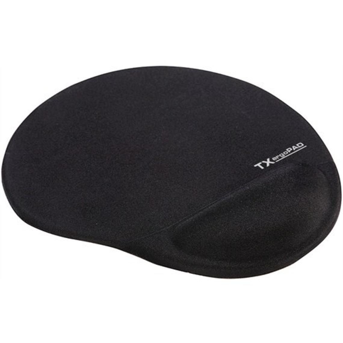 TX ErgoPad Plus Siyah Jel Bilek Destekli Mousepad (250x220x5mm) (TXACMPAD01)