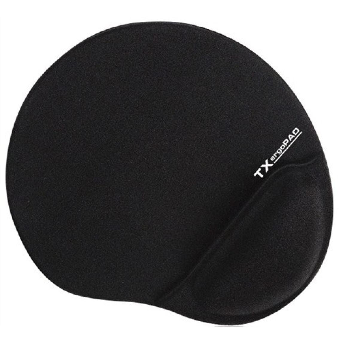 TX ErgoPad Plus Siyah Jel Bilek Destekli Mousepad (250x220x5mm) (TXACMPAD01)