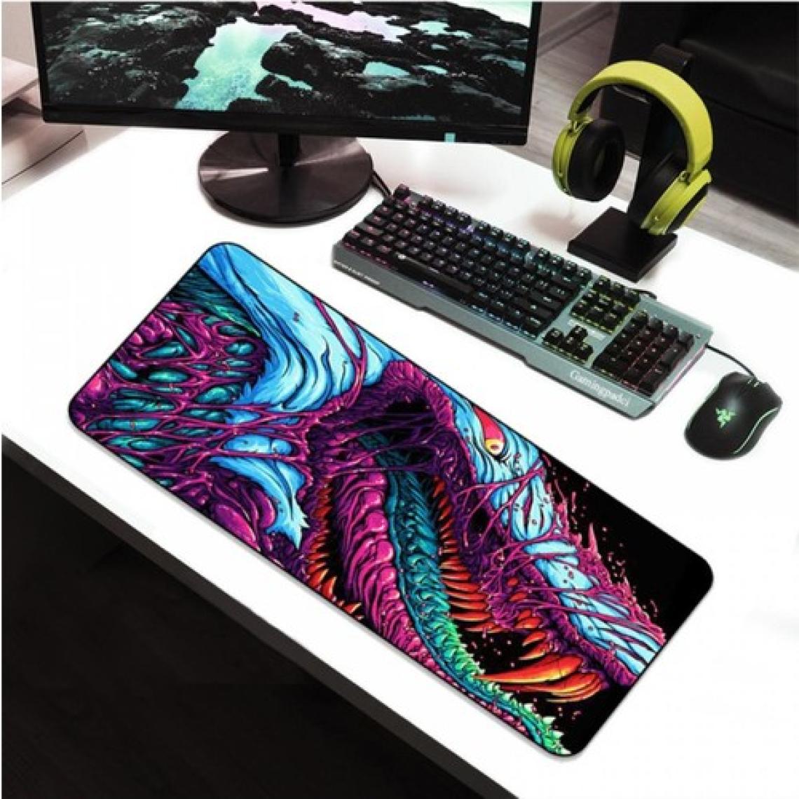 SGE TEKNOLOJİ 70 x 30 cm Hyp 1 Dikişli Kaydırmaz Taban Oyuncu Mouse Pad