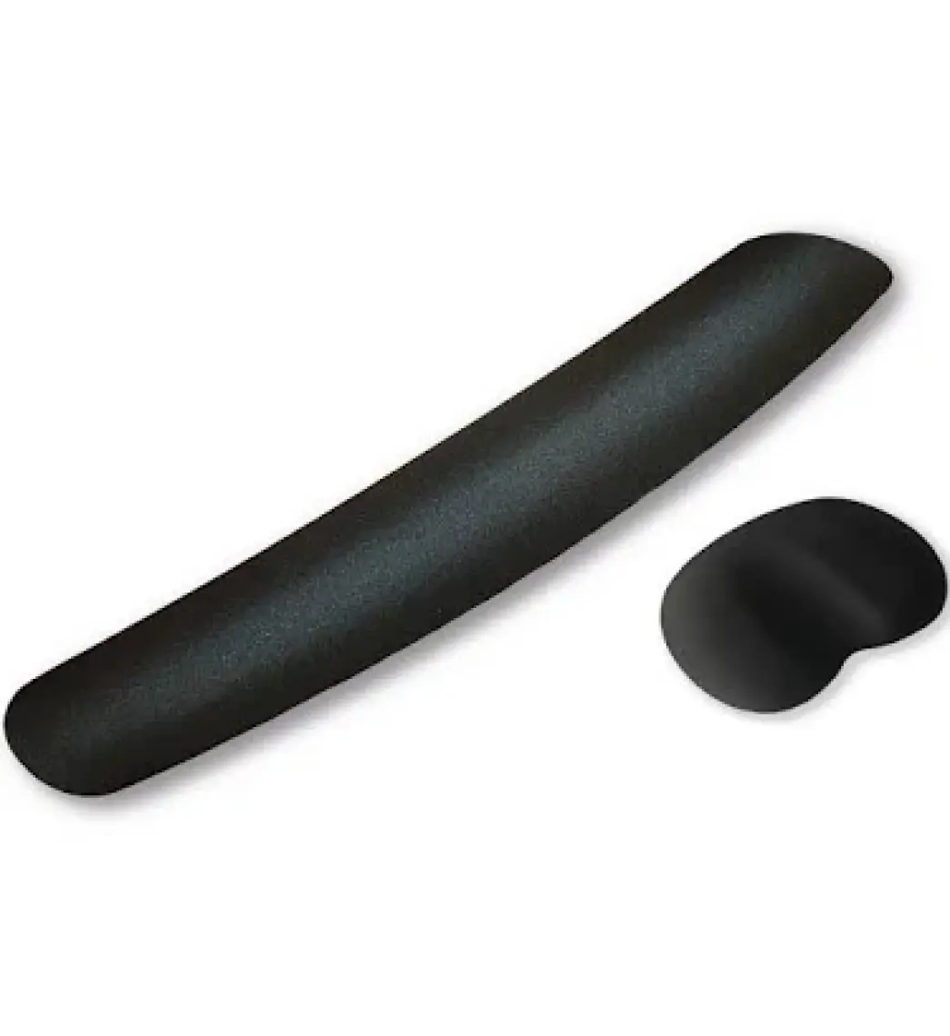 Active Team MP03 - Memory Mouse ve Klavye Bilek Destek Pedi | Yumuşak, Ergonomik, El Bileği Dinlendirme Ped Set