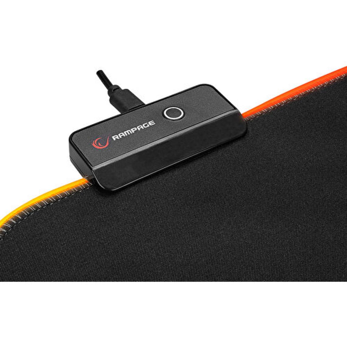 Rampage Mp-22 Siyah Rgb Gaming Mouse Pad Xl Mouse Pad