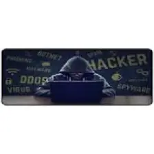 SGE TEKNOLOJİ 70 x 30 cm Hacker 1 Dikişli Kaydırmaz Taban Oyuncu Mouse Pad