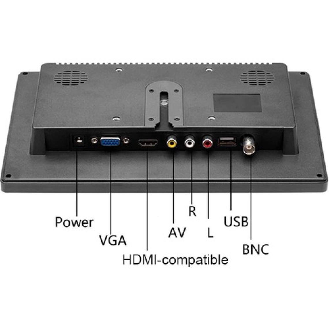 Alfaben Audiomax 10 Inc LED Monitör HDMI USB VGA Av Bnc Destekli