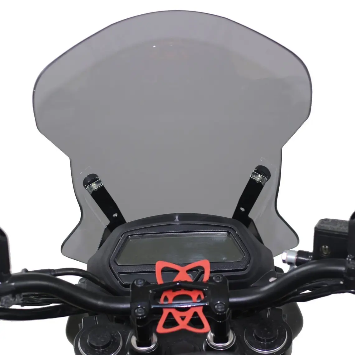 GP Kompozit Bajaj Dominar 250 / 400 2017-2024 Uyumlu Ön Cam Siyah 48 cm