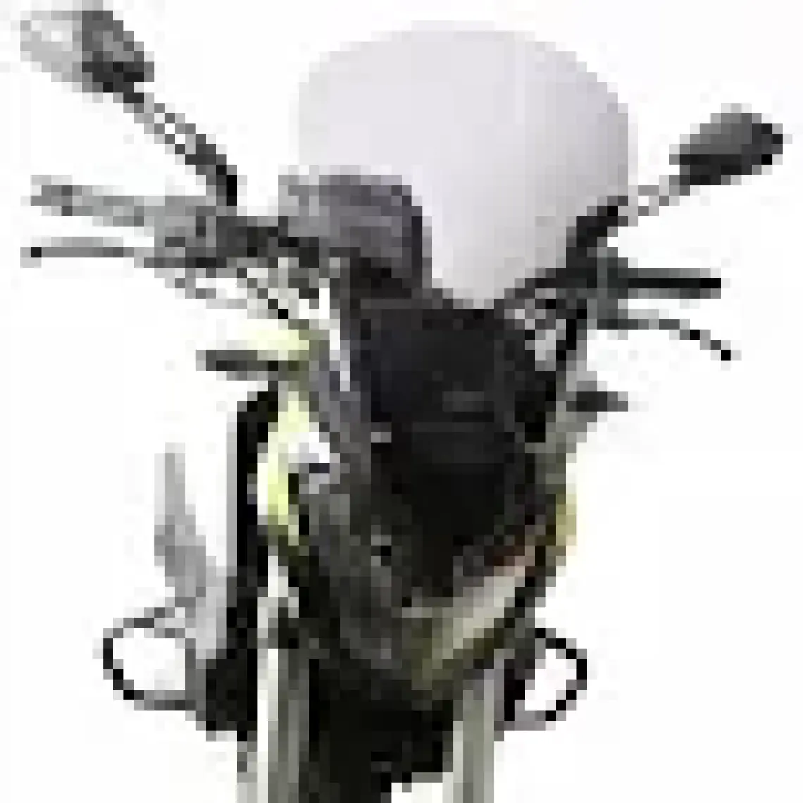 GP Kompozit Bajaj Dominar 250 / 400 2017-2024 Uyumlu Ön Cam Siyah 48 cm