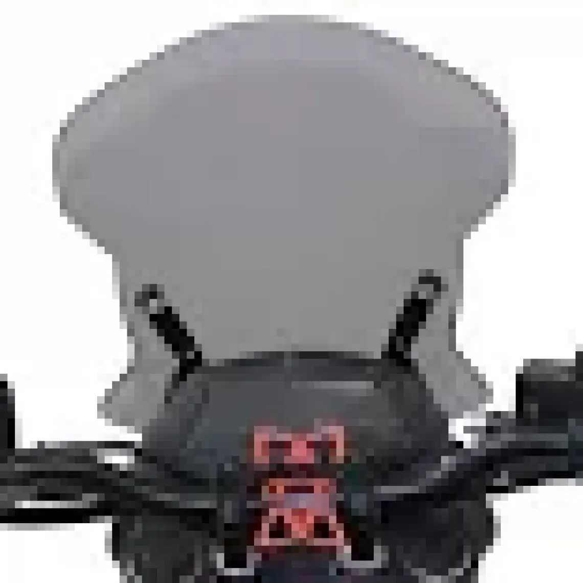 GP Kompozit Bajaj Dominar 250 / 400 2017-2024 Uyumlu Ön Cam Siyah 48 cm